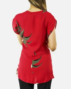 La Piscine Paris Top en crêpe à imprimé floral Marni*Femme Tops