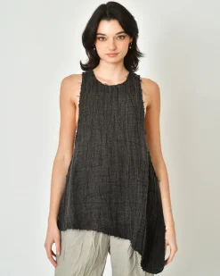 La Piscine Paris Top en lin effet froissé Nostra Santissima*Femme Tops