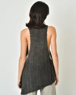 La Piscine Paris Top en lin effet froissé Nostra Santissima*Femme Tops
