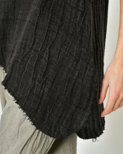 La Piscine Paris Top en lin effet froissé Nostra Santissima*Femme Tops