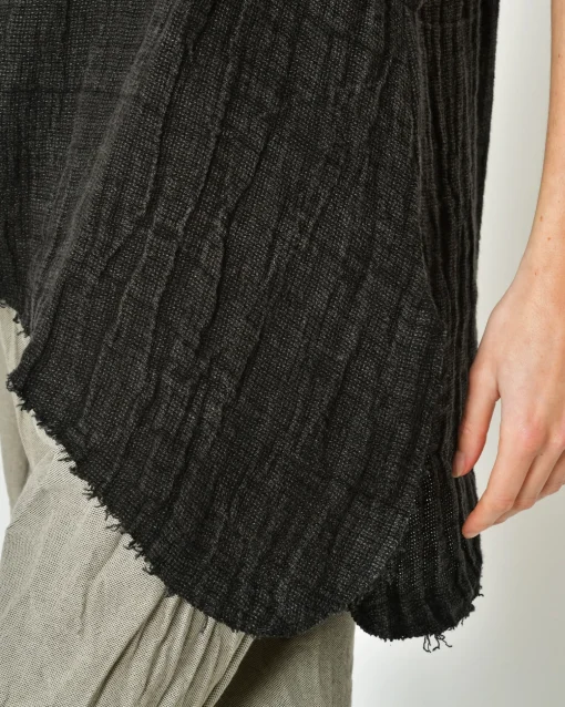 La Piscine Paris Top en lin effet froissé Nostra Santissima*Femme Tops