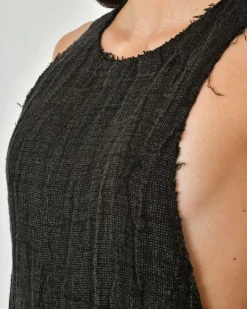 La Piscine Paris Top en lin effet froissé Nostra Santissima*Femme Tops