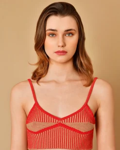 La Piscine Paris Top en maille côtelé Beatrice B*Femme Tops