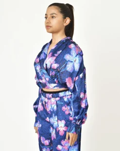 La Piscine Paris Top en soie fleurie Forte Forte*Femme Tops