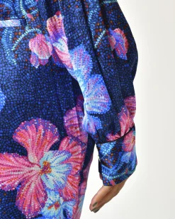 La Piscine Paris Top en soie fleurie Forte Forte*Femme Tops