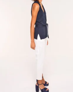 La Piscine Paris Top en viscose marine Chacok*Femme Tops