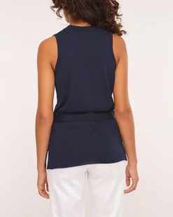 La Piscine Paris Top en viscose marine Chacok*Femme Tops