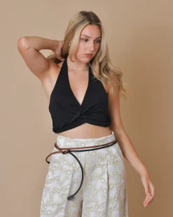 La Piscine Paris Top en viscose raccourci Heron Preston*Femme Tops