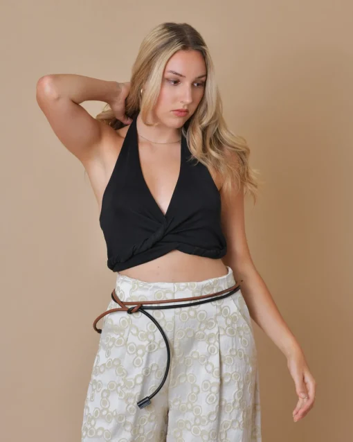 La Piscine Paris Top en viscose raccourci Heron Preston*Femme Tops