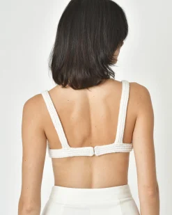 La Piscine Paris Top façon soutien-gorge en maille Lorena Antoniazzi*Femme Tops