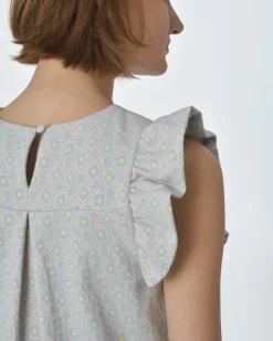 La Piscine Paris Top long motif fleurs Blumarine*Femme Tops