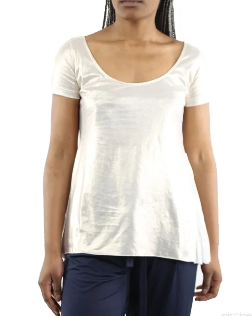 La Piscine Paris Top or effet lamé plissé au dos Jijil*Femme Tops