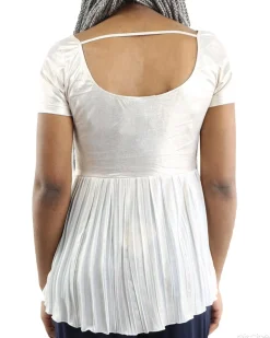 La Piscine Paris Top or effet lamé plissé au dos Jijil*Femme Tops