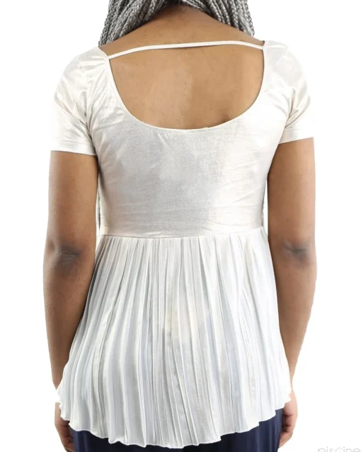 La Piscine Paris Top or effet lamé plissé au dos Jijil*Femme Tops