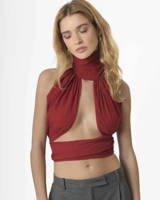 La Piscine Paris Top raccourci dos nu Maison Martin Margiela*Femme Tops