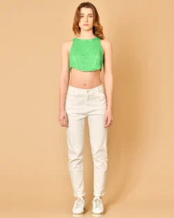 La Piscine Paris Top raccourci en dentelle Beatrice B*Femme Tops