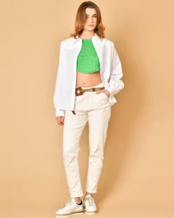 La Piscine Paris Top raccourci en dentelle Beatrice B*Femme Tops