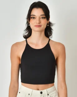 La Piscine Paris Top raccourci en stretch Sarah Pacini*Femme Tops