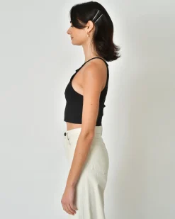 La Piscine Paris Top raccourci en stretch Sarah Pacini*Femme Tops