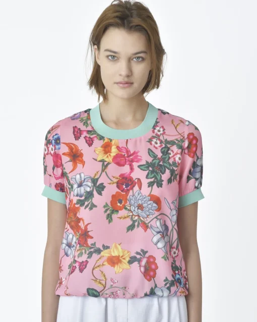 La Piscine Paris Top à motif fleurs Edward Achour*Femme Tops