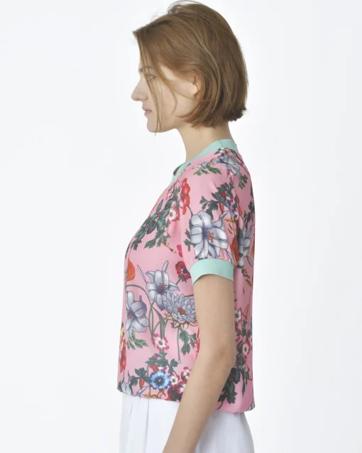 La Piscine Paris Top à motif fleurs Edward Achour*Femme Tops