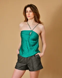 La Piscine Paris Top satiné asymétrique Forte Forte*Femme Tops