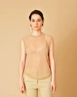 La Piscine Paris Top transparente sans manche Tela*Femme Tops