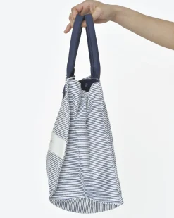 La Piscine Paris Tote bag fines rayures bleues Narciso Rodriguez*Femme Sacs