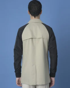 La Piscine Paris Trench coat bi matière Ly Adams*Homme Manteaux