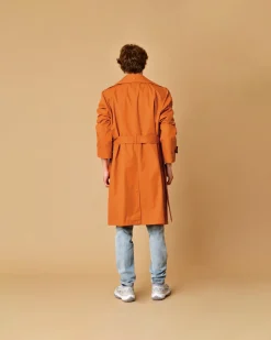 La Piscine Paris Trench coat en coton à ceinture Lords & Fools*Homme Manteaux