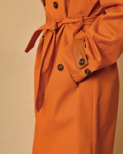 La Piscine Paris Trench coat en coton à ceinture Lords & Fools*Homme Manteaux