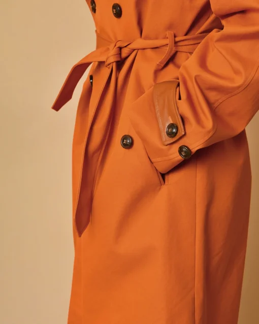 La Piscine Paris Trench coat en coton à ceinture Lords & Fools*Homme Manteaux