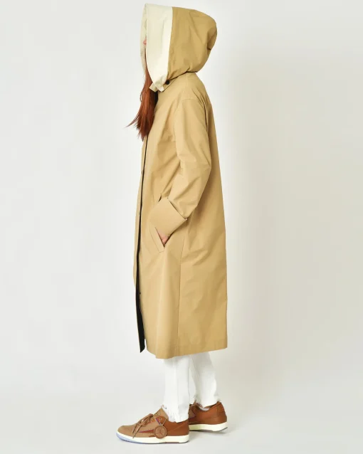 La Piscine Paris Trench-coat à capuche amovible Tela*Femme Manteaux