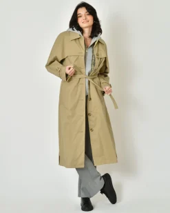 La Piscine Paris Trench-coat en gabardine de coton Paule Ka*Femme Manteaux