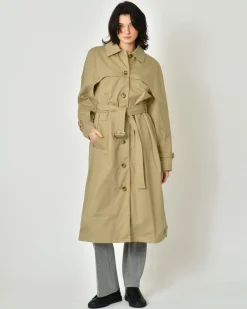 La Piscine Paris Trench-coat en gabardine de coton Paule Ka*Femme Manteaux