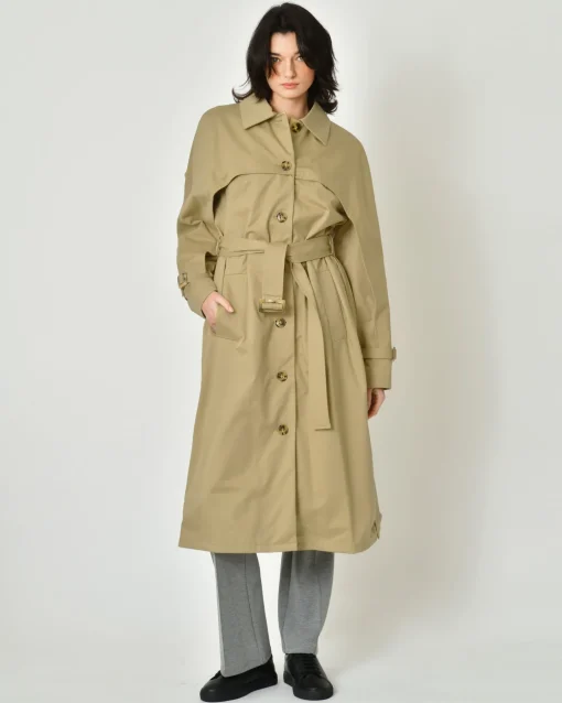 La Piscine Paris Trench-coat en gabardine de coton Paule Ka*Femme Manteaux