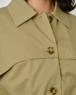 La Piscine Paris Trench-coat en gabardine de coton Paule Ka*Femme Manteaux