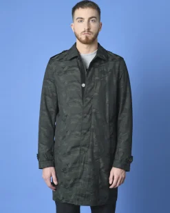 La Piscine Paris Trench-coat imprimé Dondup*Homme Manteaux