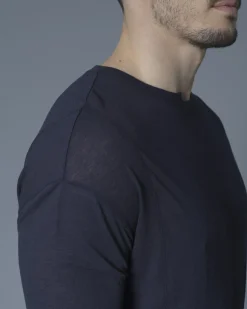 La Piscine Paris T-shirt asymétrique en jersey de coton et laine Isabel Benenato*Homme T-Shirts