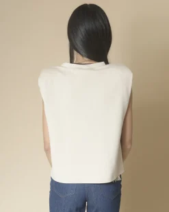 La Piscine Paris T-shirt sans manches à épaulettes Edward Achour*Femme T-Shirts