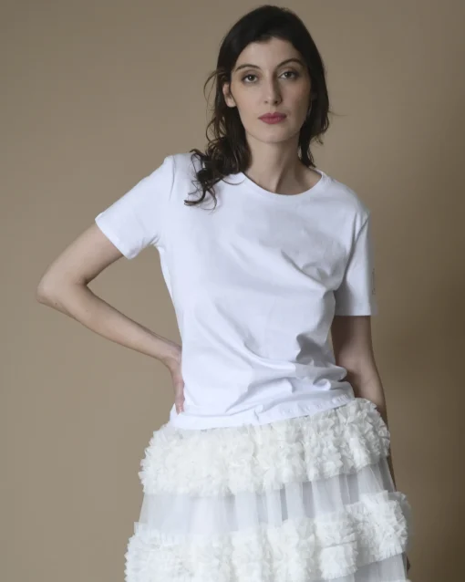 La Piscine Paris T-shirt à col rond Elisabetta Franchi*Femme T-Shirts