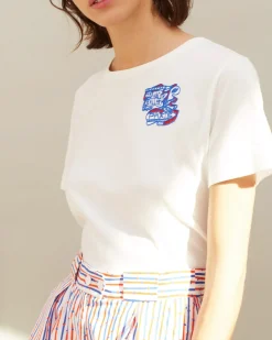 La Piscine Paris T-shirt à écusson Chacok*Femme T-Shirts