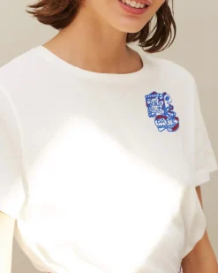 La Piscine Paris T-shirt à écusson Chacok*Femme T-Shirts