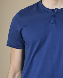 La Piscine Paris T-shirt à col tunisien Woolgroup*Homme T-Shirts