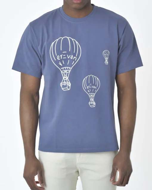 La Piscine Paris T-Shirt motif mongolfiere Erevan*Homme T-Shirts