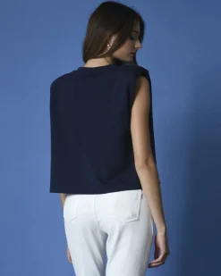 La Piscine Paris T-shirt sans manches à épaulettes Edward Achour*Femme T-Shirts