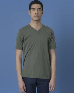 La Piscine Paris T-shirt col V Woolgroup*Homme T-Shirts