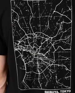 La Piscine Paris T-shirt en coton à imprimé People Of Shibuya*Homme T-Shirts