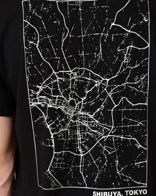 La Piscine Paris T-shirt en coton à imprimé People Of Shibuya*Homme T-Shirts