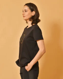 La Piscine Paris T-shirt en coton à motif People Of Shibuya*Femme T-Shirts